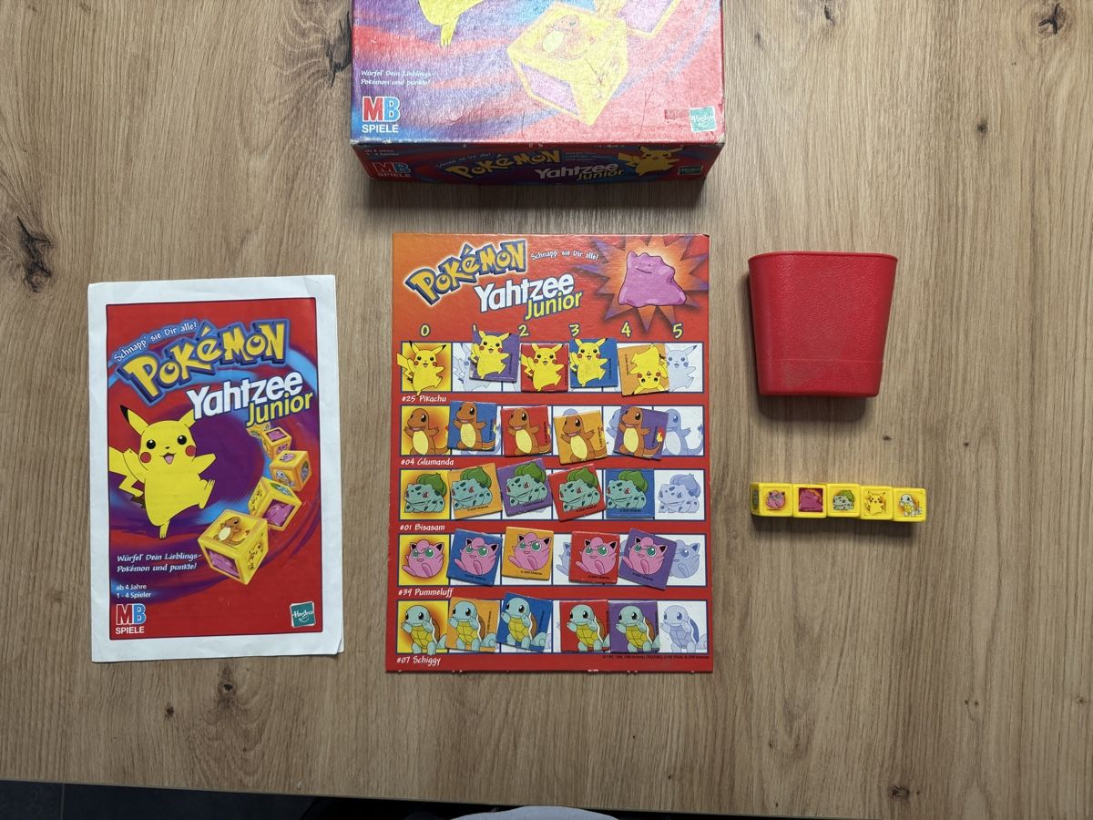 Giochi: Pokemon Yahtzee Junior - MB Spiel - Komplett! – Usato da Biberist venduto da etesummer 3
