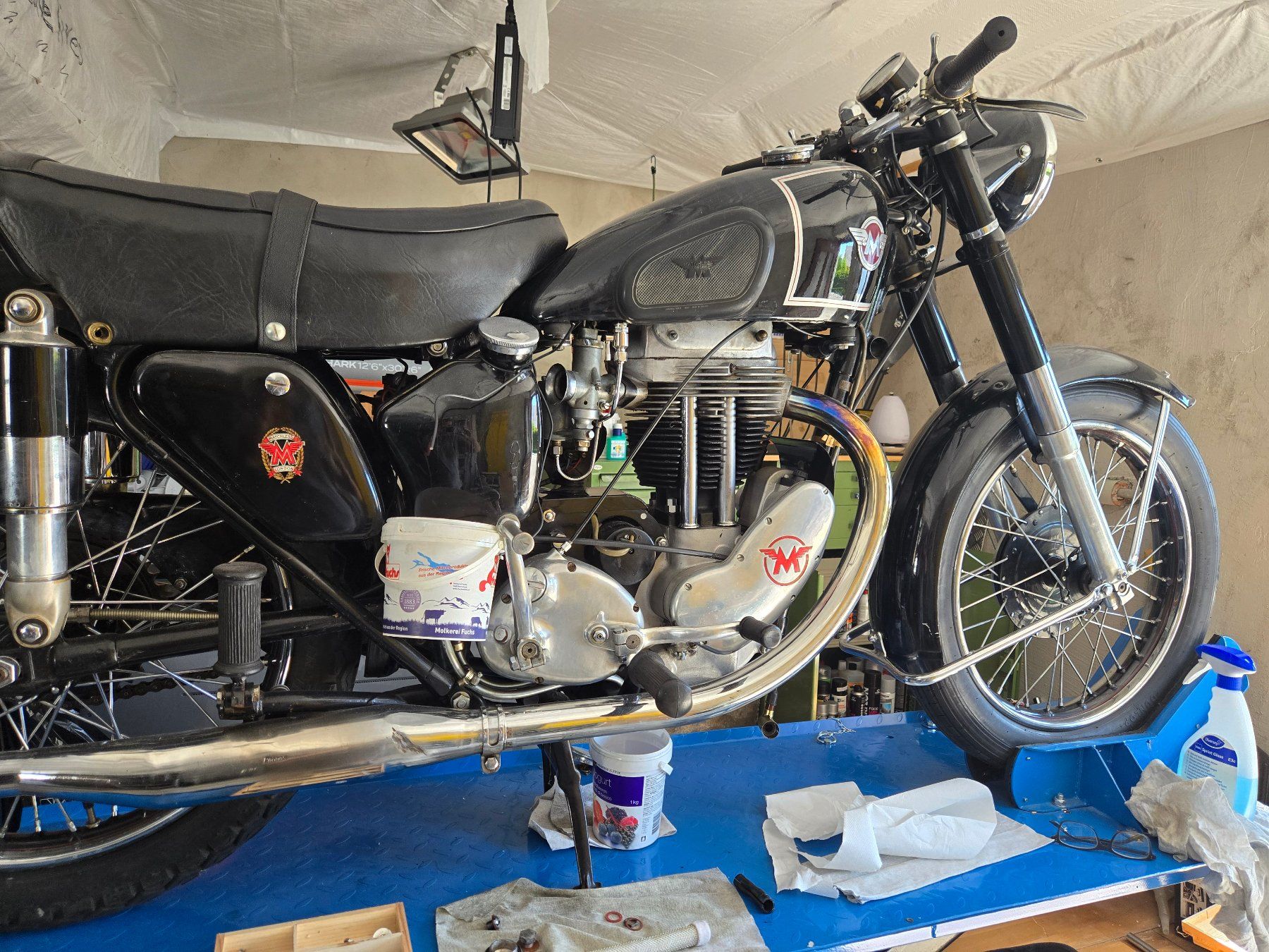 Strada: Matchless G80 1952 – Usato da Gutenswil venduto da Riello01 2