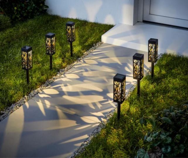 Lampade: Solar Licht "Blätter Optik" (2 Stk.) – Nuovo e nell'imballaggio originale da Langenbruck venduto da Gumsi