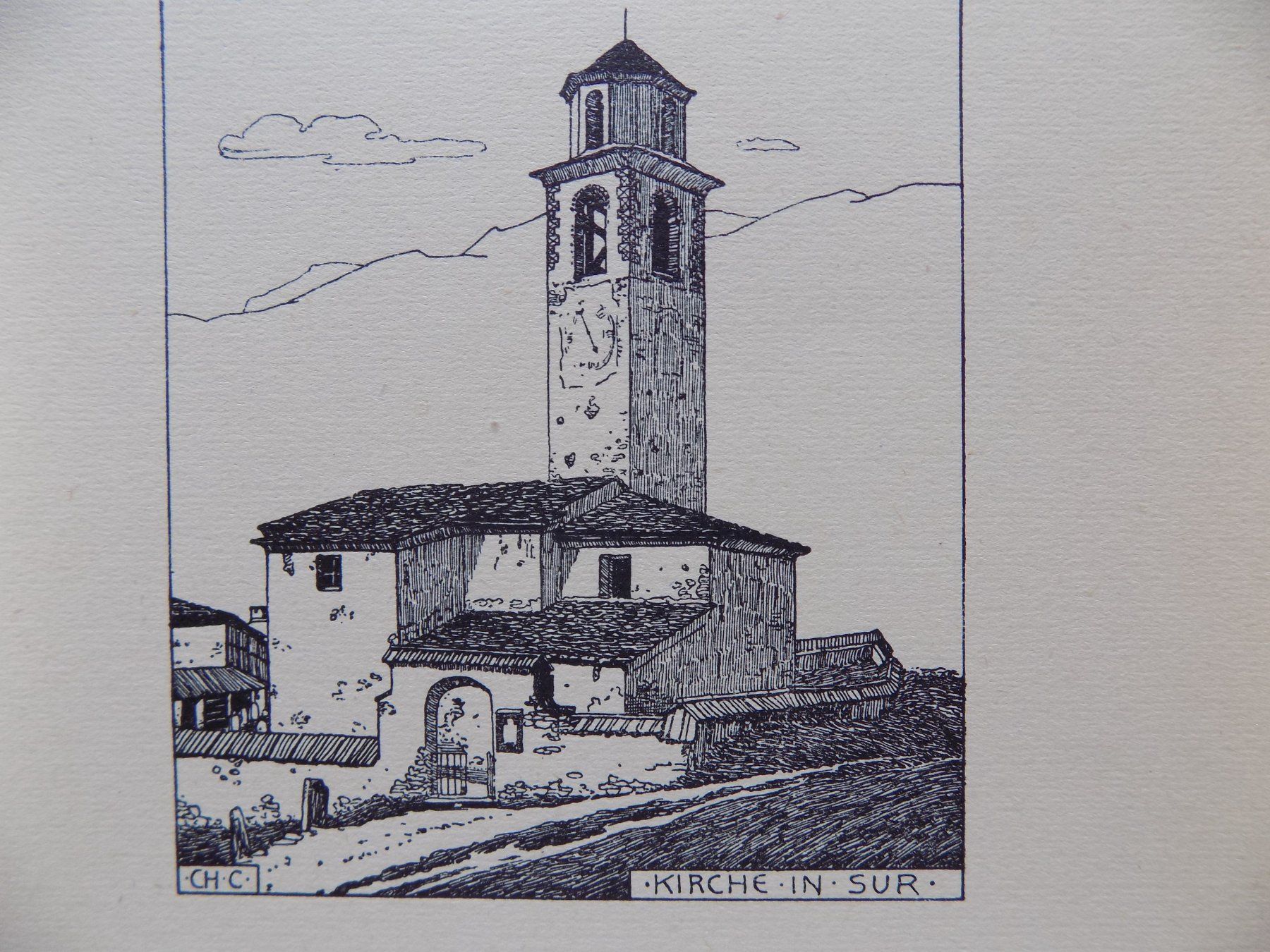 Stiche: Kirche in Sur – Gebraucht aus Risch von Rischli15 3
