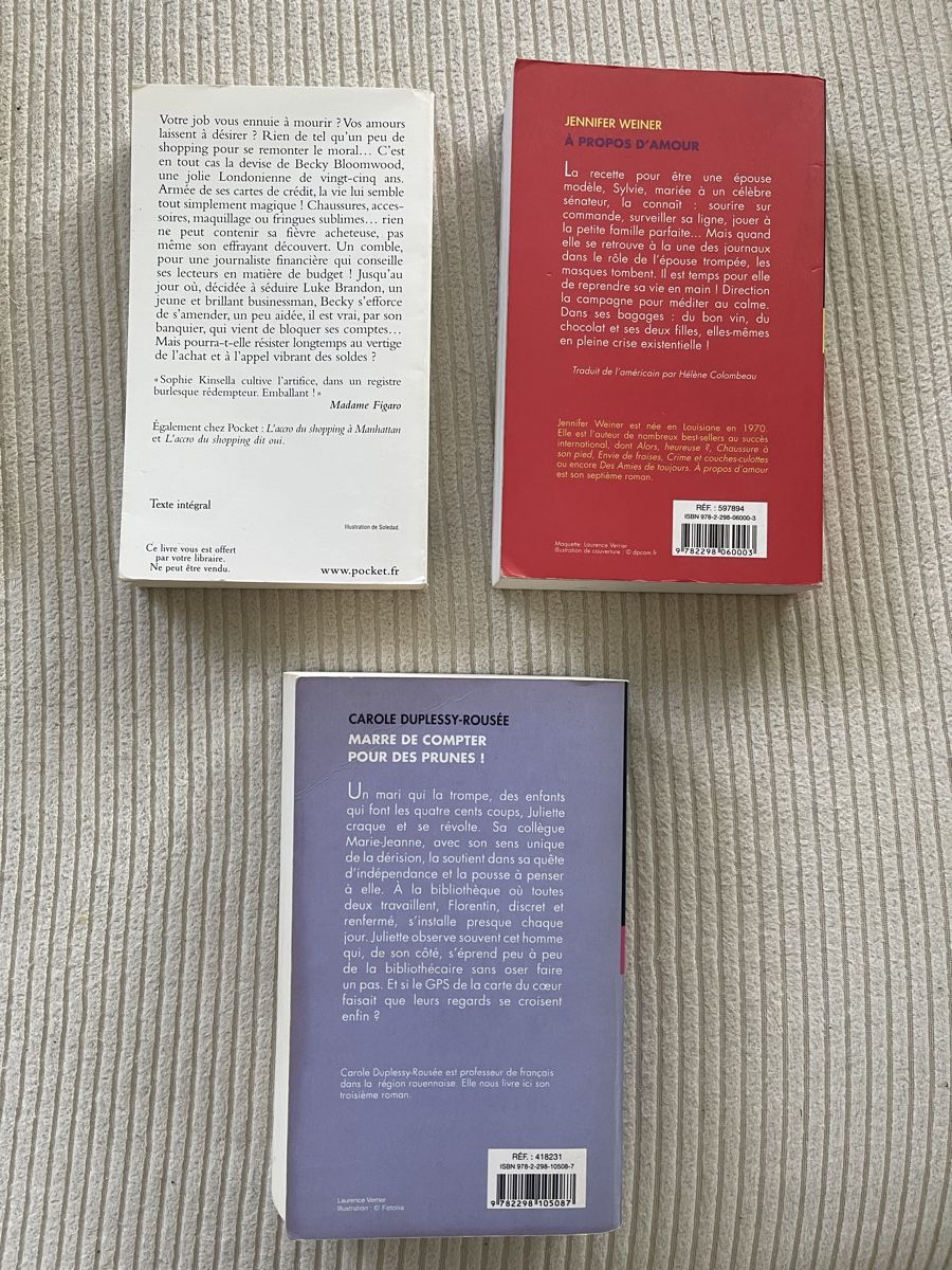 Libri: Lot de 3 romances – Usato da St-Pierre-Clages venduto da Largomuch 1