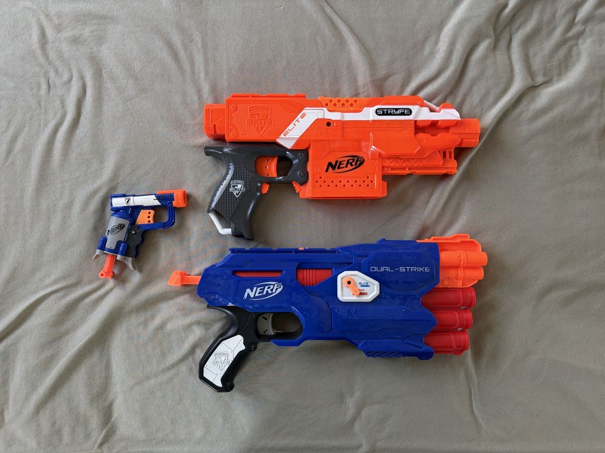 Nerf Giocattoli: Diverse Nerf Blaster+Zubehör – Usato da Goldau venduto da jan_2vzy 1
