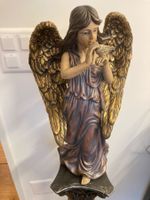 Grosse Engelsfigur mit Taube - dekorative Statue !