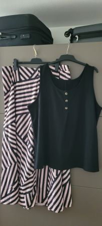 Jupes & T-shirt grandes taille/4XL / NEUF