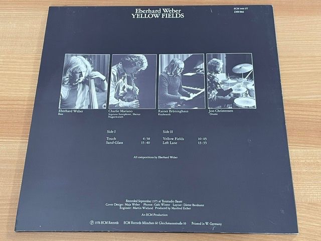 Schallplatten: EBERHARD WEBER: YELLOW FIELDS - ECM 1066 – Neu (gemäss Beschreibung) aus Fahrwangen von Swirl2 1