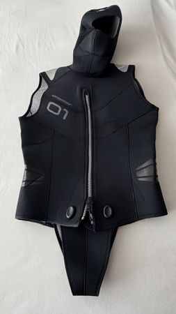 (New) Waterproof 01 5mm Neopren Eisweste mit Kopfhaube