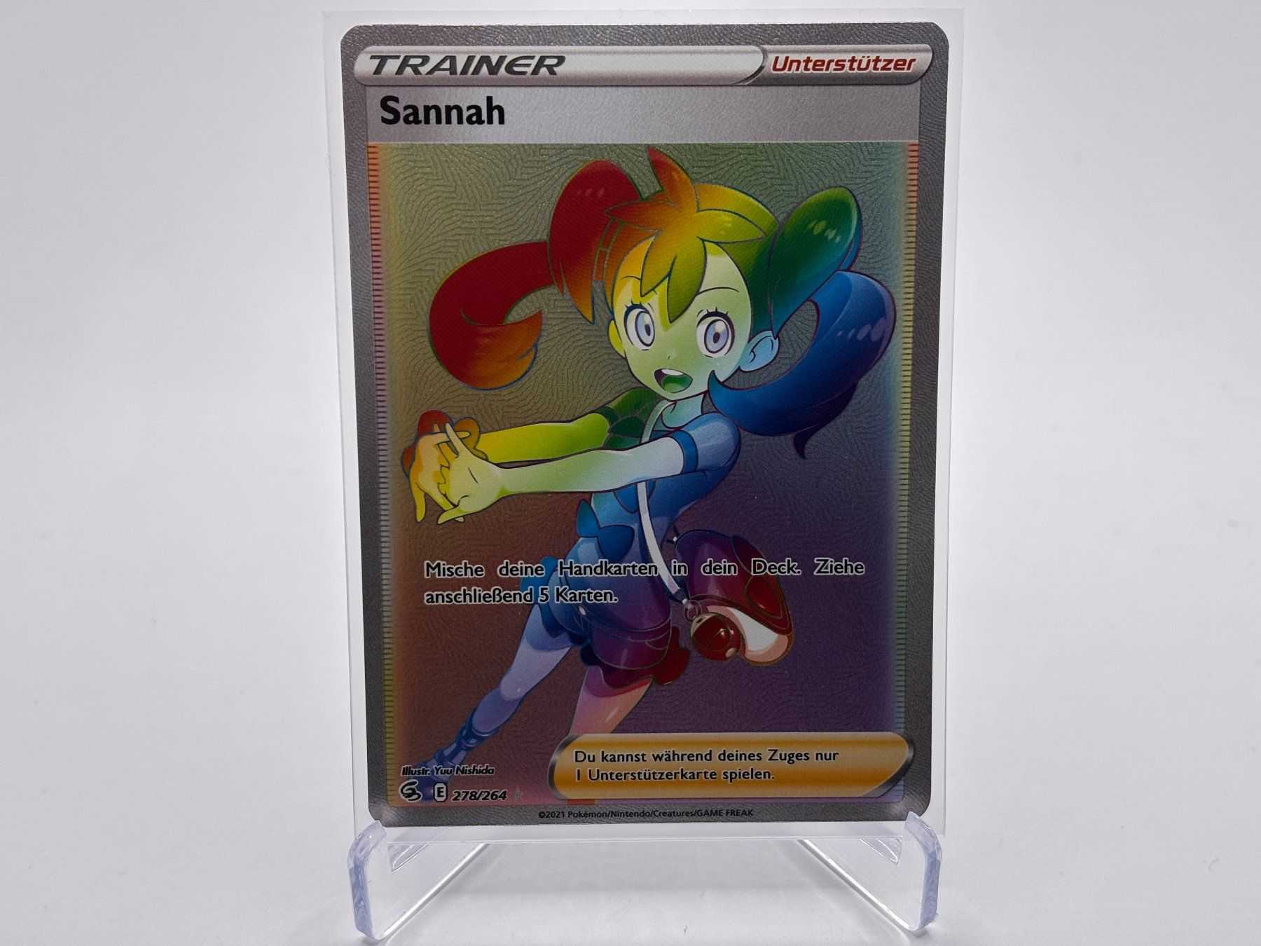 Pokémon Sammelbilder & Trading cards: Fusionsangriff - Sannah  (FST 278) - DE – Neu (gemäss Beschreibung) aus Allschwil von Bullach