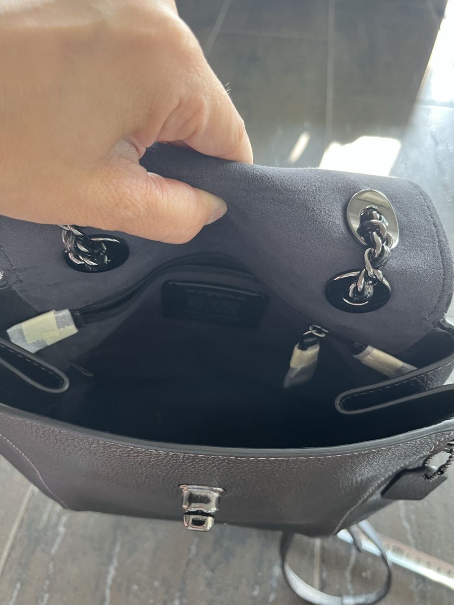 Coach Zaini: Neu COACH Rücksack grau metallic – Nuovo e nell'imballaggio originale da Niederwil AG venduto da camilinna 3