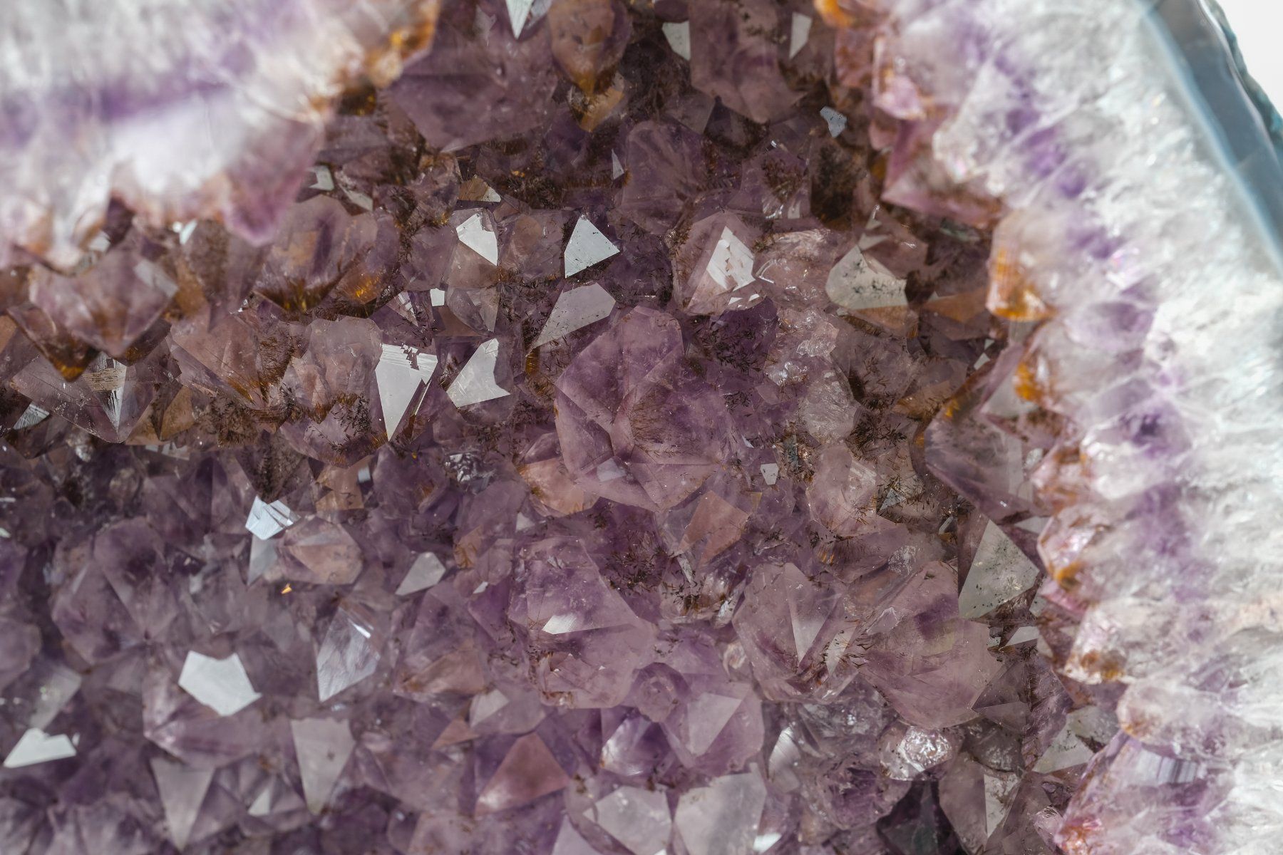 Minerali & Pietre curative: 1A - Amethyst - Druse - Geode - Mineral - Edelstein - Quarz – Usato da Heiden venduto da mats10 8