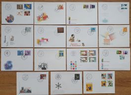 15 FDC Schweiz 2001