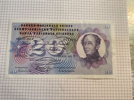 Schweiz 20 Franken Note