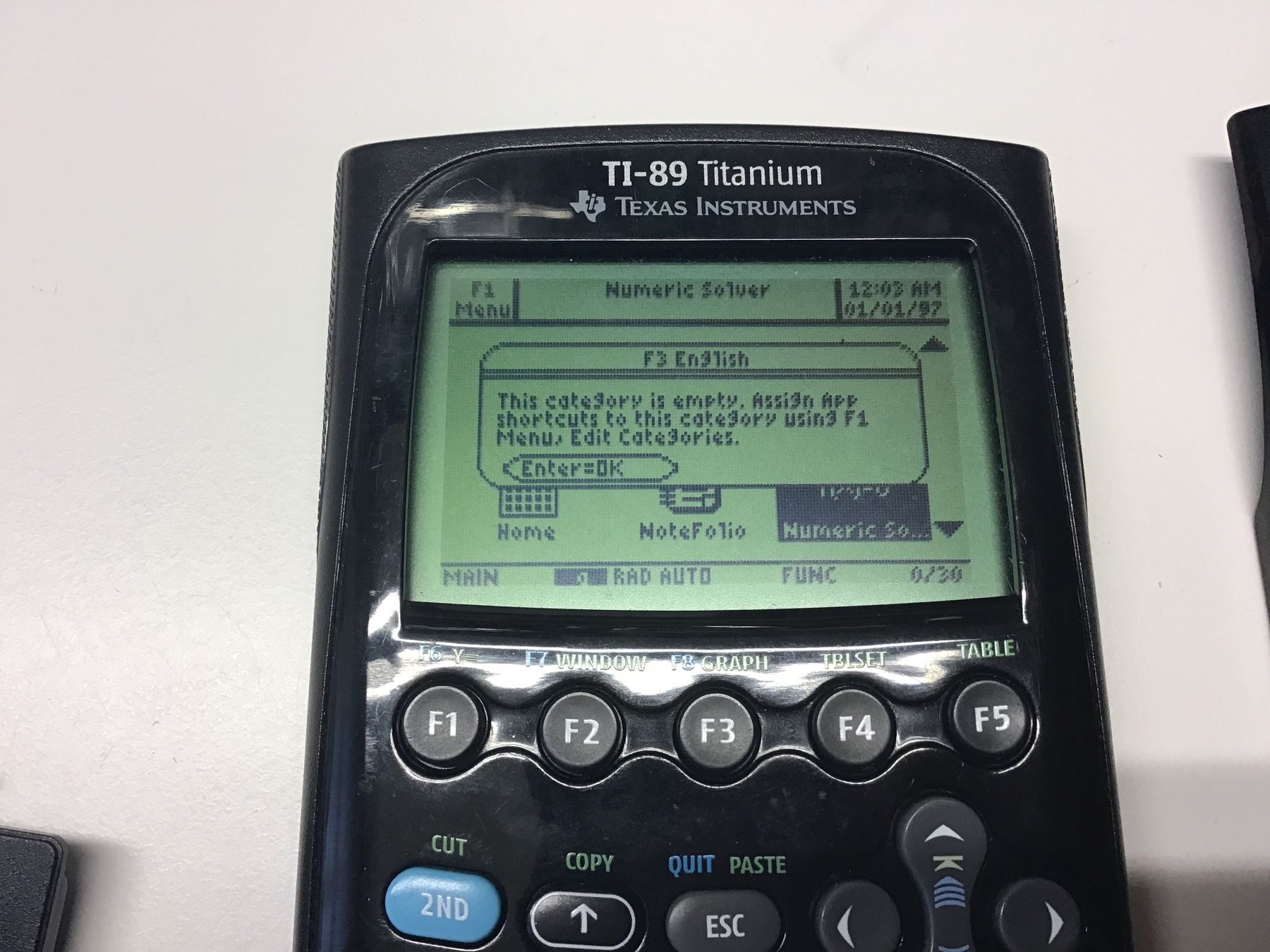 Texas Instruments Taschenrechner: Texas Instrument TI-89 Titanium Rechner Calculator – Gebraucht aus Lichtensteig von Babeli 9