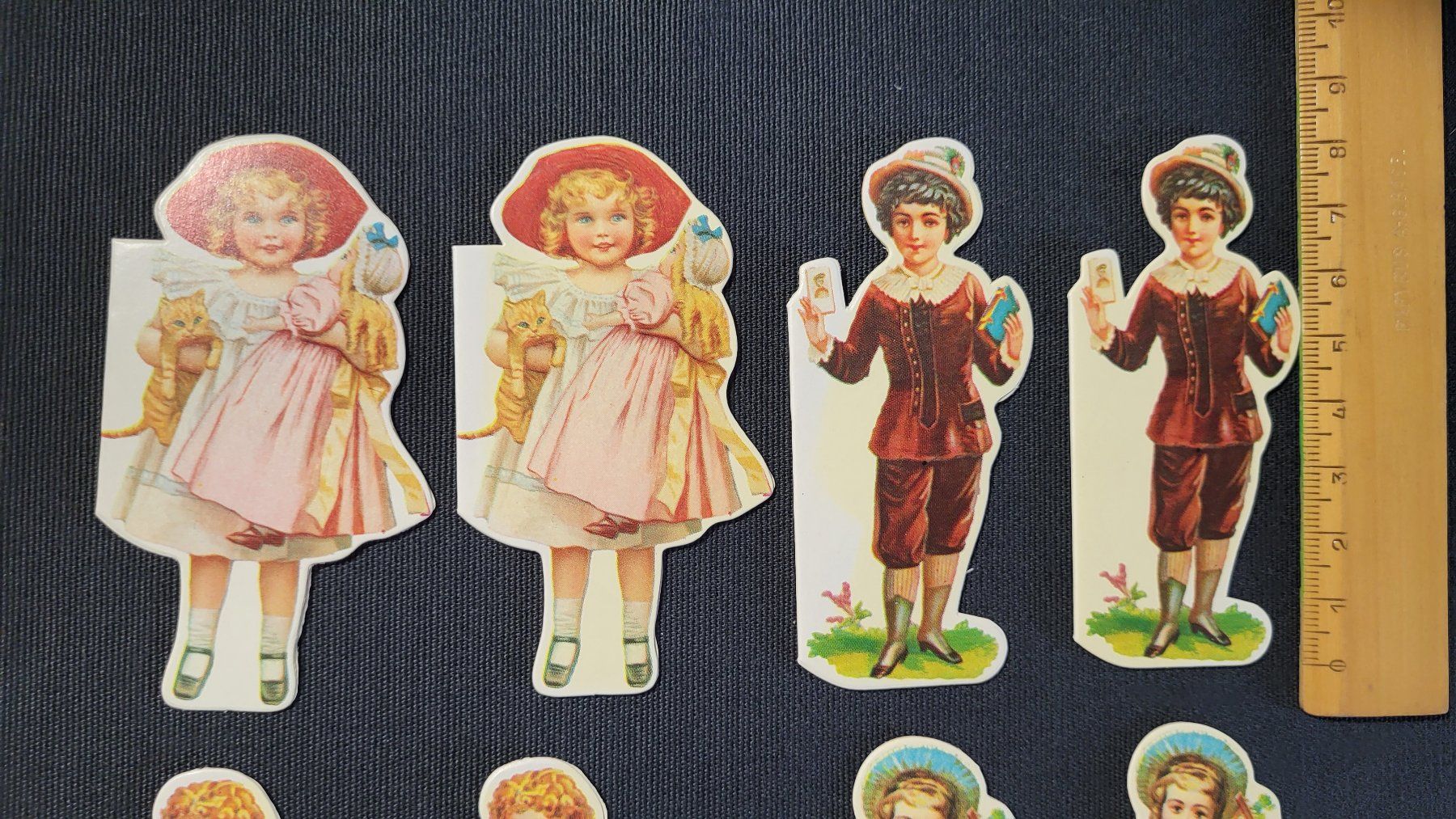 Cartoline: Die-Cut CHILDREN Gift Note Cards – Nuovo e nell'imballaggio originale da Basel venduto da spinne02 1