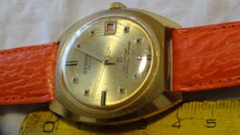 GENOVA DE LUXE  HEREN UHR,HANDAUFZEUG.21J.LÄÜFT-KRONE-PROBLM