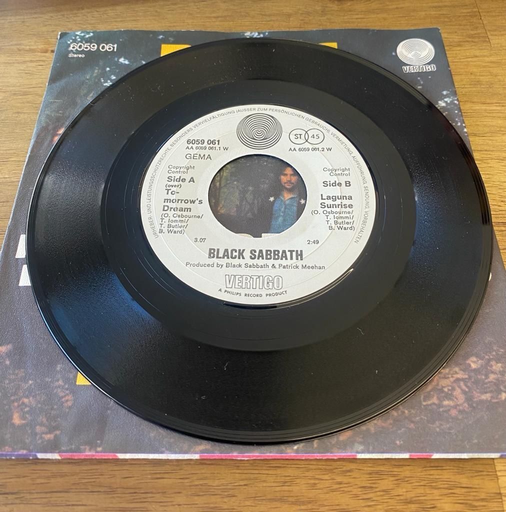 Schallplatten: Black Sabbath Tomorrow Dream Single 1972 – Gebraucht aus Belp von B7L0 3