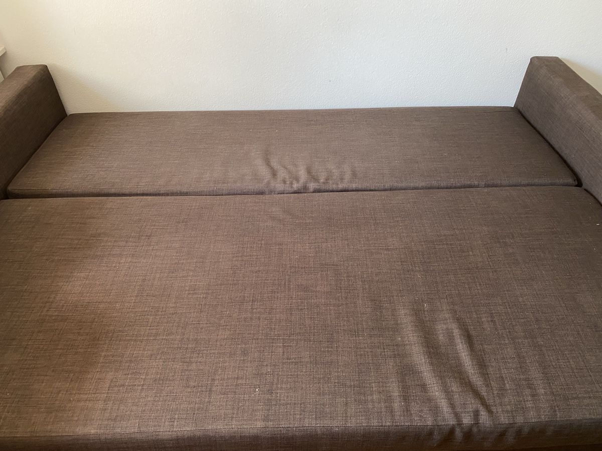 Sofas: Sofa brown Sofa bed fabric  – Gebraucht aus Zürich von oosterparker 2