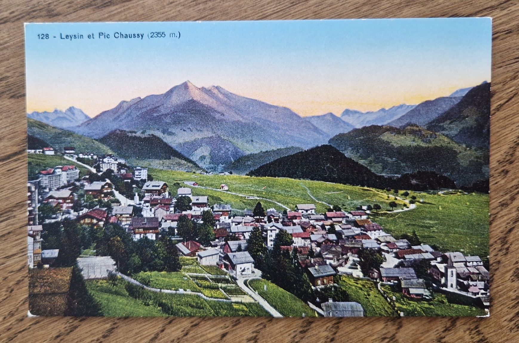 Cartoline postali: Leysin et Pic Chaussy – Usato da Ebikon venduto da Donar50