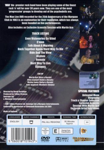 Alle DVDs: Man: Man Live DVD – Neu und originalverpackt aus Steinhausen von Vilivinili 1