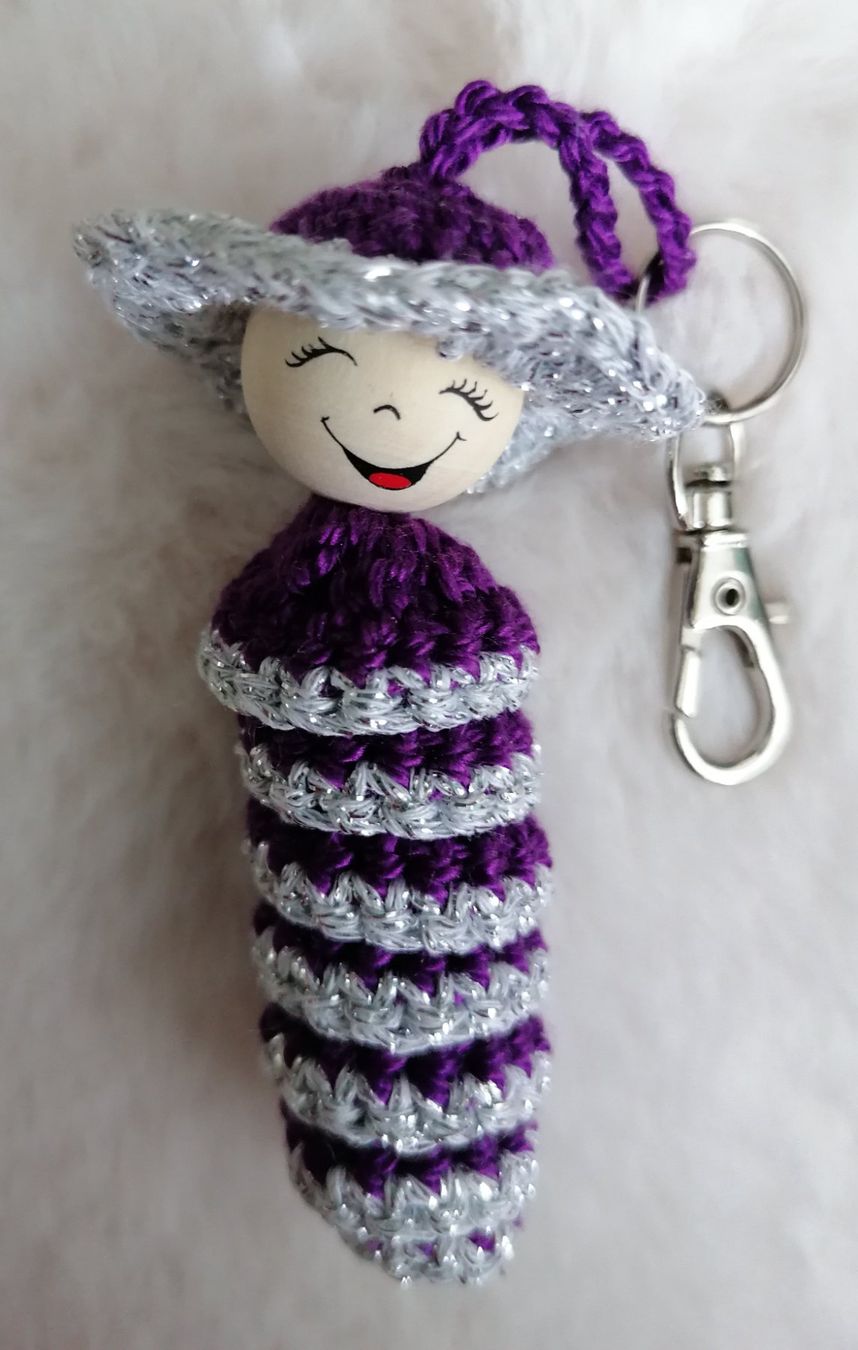 Tutte le decorazioni: Handgemacht Glückswürmchen 3 Stück Violet – Nuovo e nell'imballaggio originale da Rümlang venduto da TRICE67 2