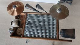 Waschbrett inkl. Ständer und Handschuhe