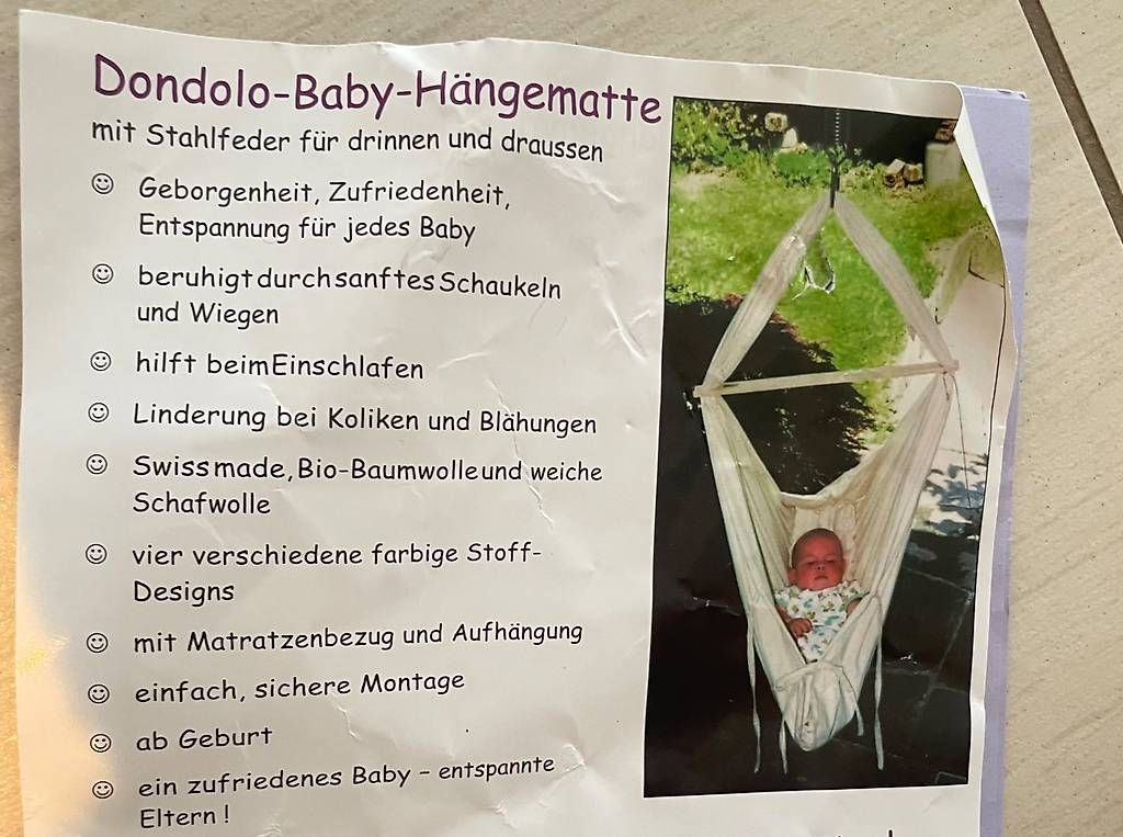 Hängematten: Baby Hängematte Dondolo – Gebraucht aus Mellingen von Splendor01 3
