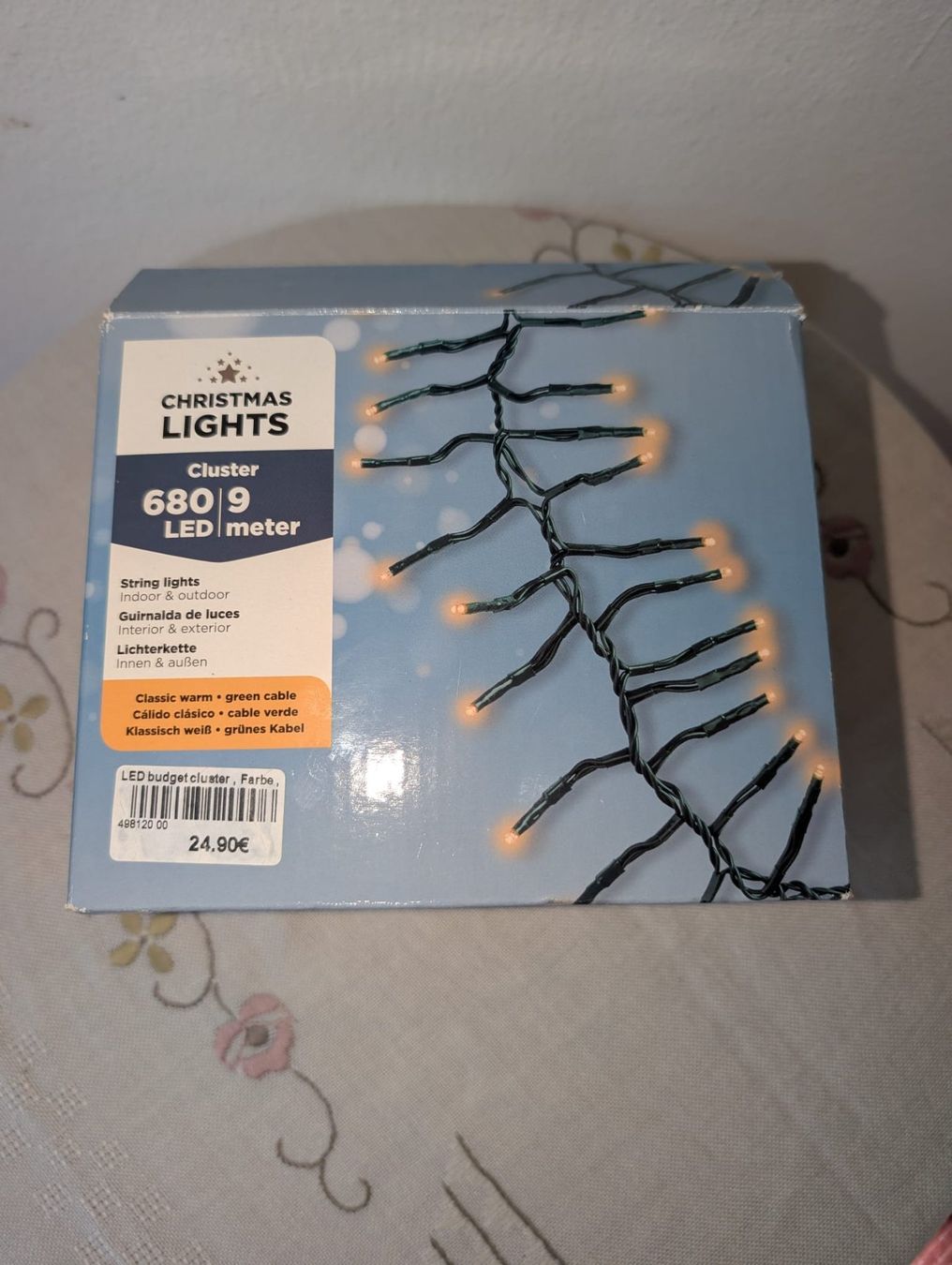 Lichterketten & Leisten: Lichterkette 9m – Gebraucht aus Basel von N014