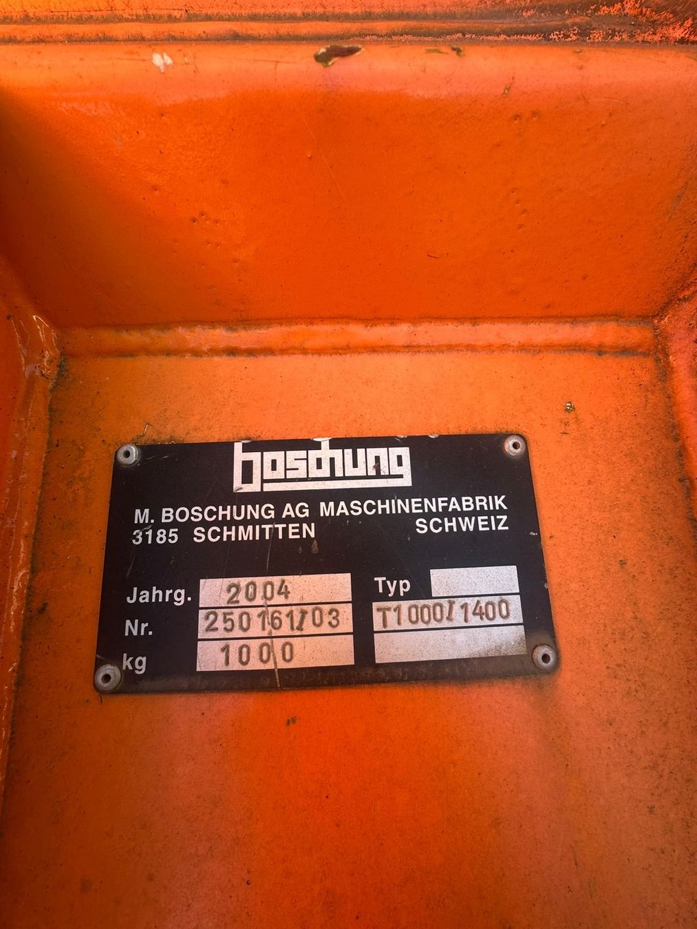 Boschung Tutte le macchine: Boschung Schneefräse – Usato da Eschen venduto da Forsttech-Eschen 3