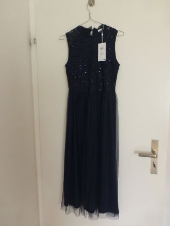 Vila Ballkleid dunkelblau 34