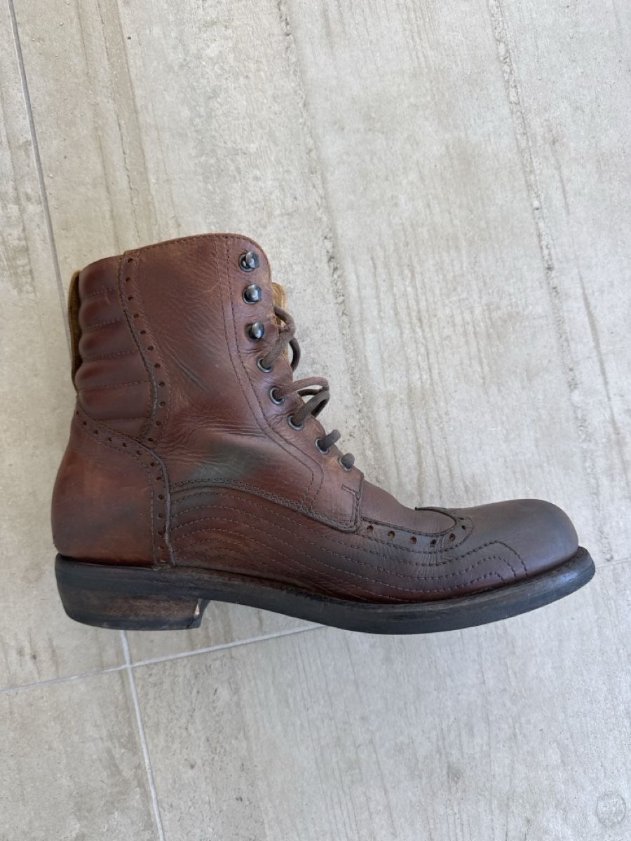 Rokker Scarpe da uomo: ROKKER Leder Motorrad Boot Grösse 43  – Usato da Unterägeri venduto da fisch67 4