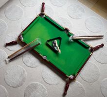 Mini Billardtisch komplett mit Zubehör