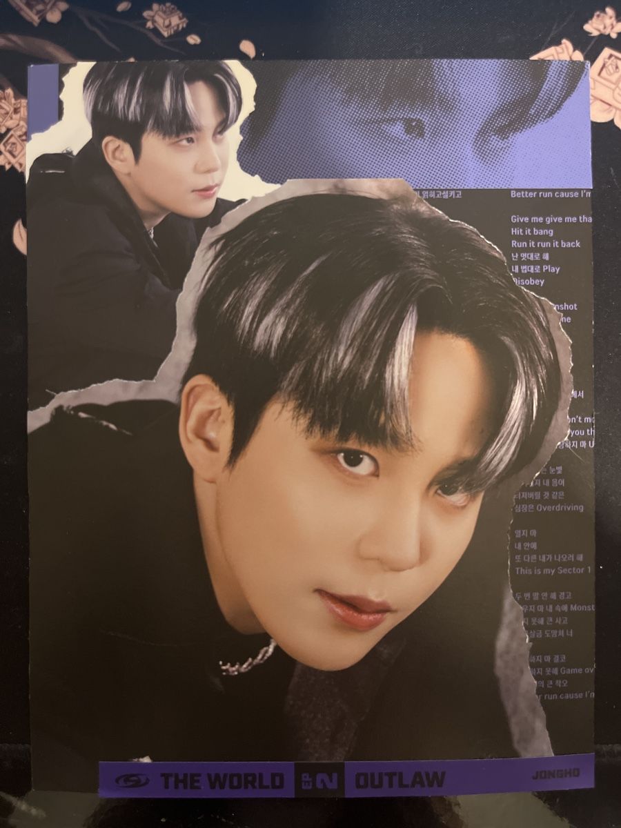 Carte collezionabili: Ateez Jongho Outlaw binder page – Nuovo (secondo la descrizione) da Urtenen-Schönbühl venduto da Mingyeonshi 1
