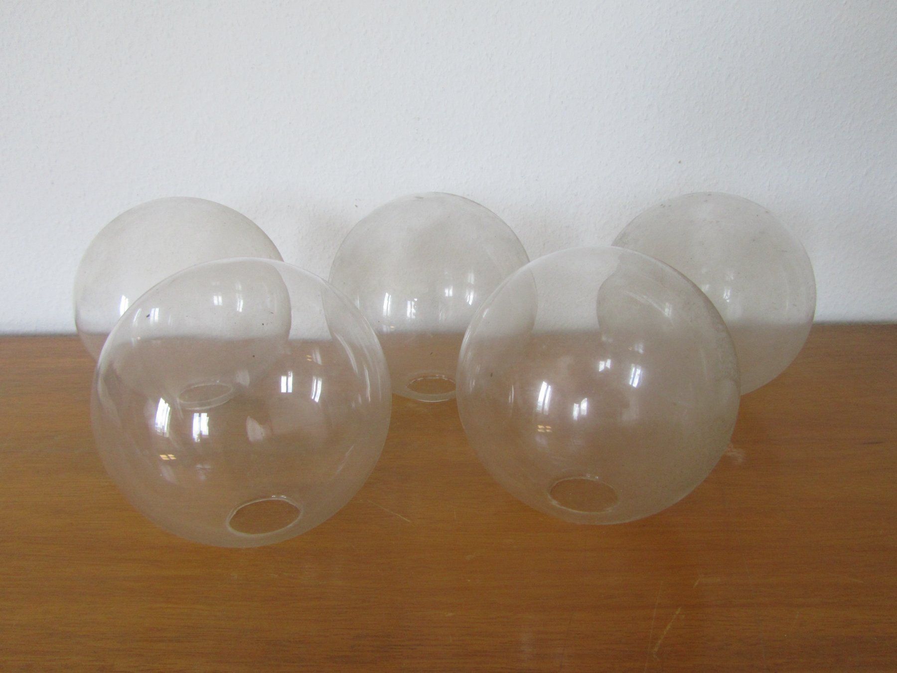 Lampade: 5 Kugelgläser zu Vintage - Ständerlampe – Usato da Seengen venduto da mikelele