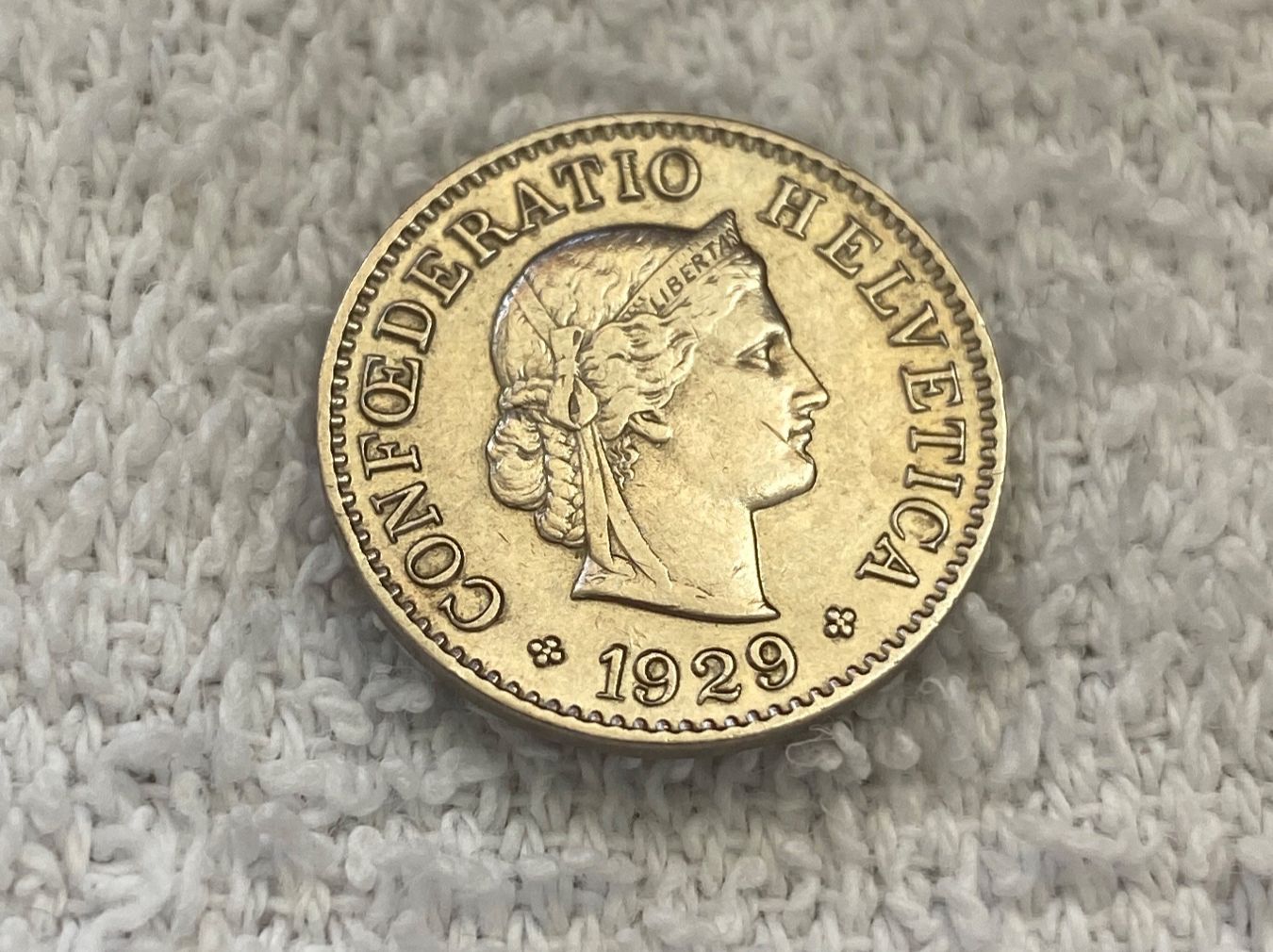 Tutti le monete: 5 centimes/rappen 1929 – Usato da Nyon venduto da Ilmi09