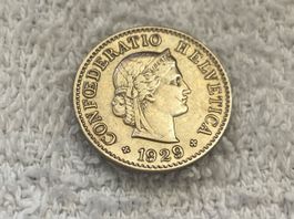 5 centimes/rappen 1929