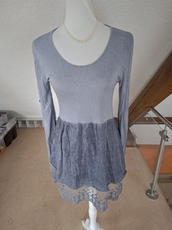 Schönes Mohair Kleid mit Spitze, Grösse S / M