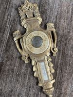 Vintage Barometer Thermometer Giltwood Ornament