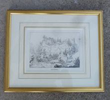 Stich + Grassburg + Lithographie um 1844