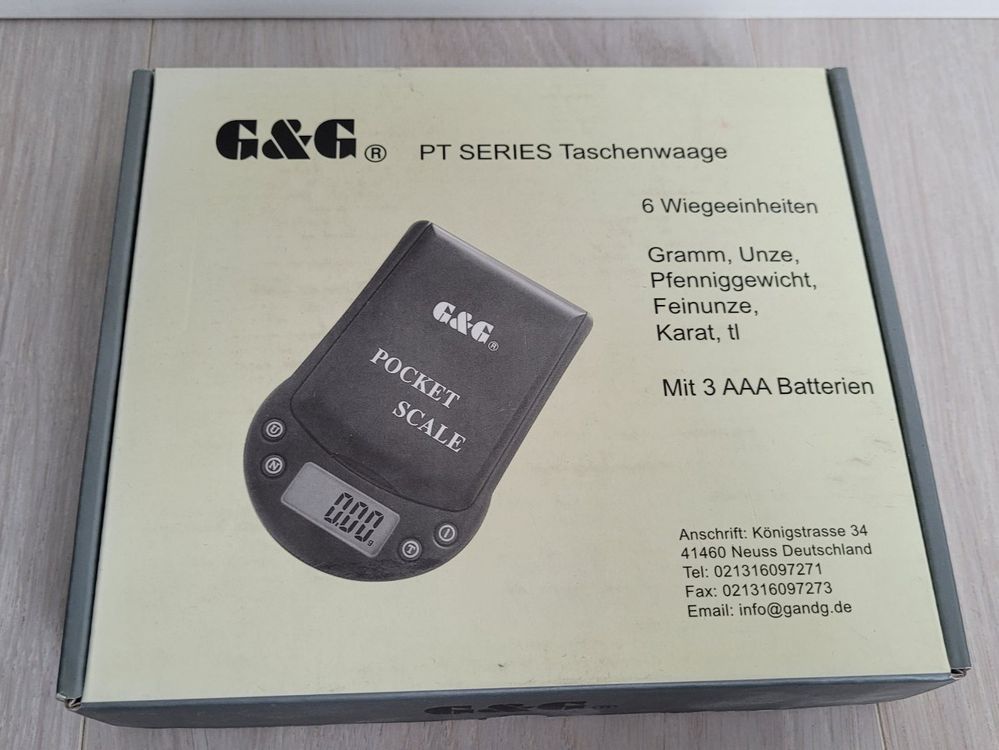 Zählwaage WKA ZN-30 Max 30kg - 1g Teilung Inventurwaage Industriewaage