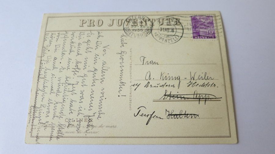 Cartoline postali: Cliner - Pro Juventute Karte - 1936 – Usato da Jona venduto da centumprata 1