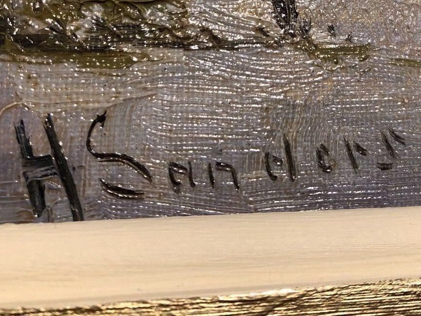 Dipinti: H. Sanders Landschaftsgemälde – Usato da Hirzel venduto da pjn_d7xp 2