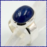 ♛ Kyanit 925 Silberring