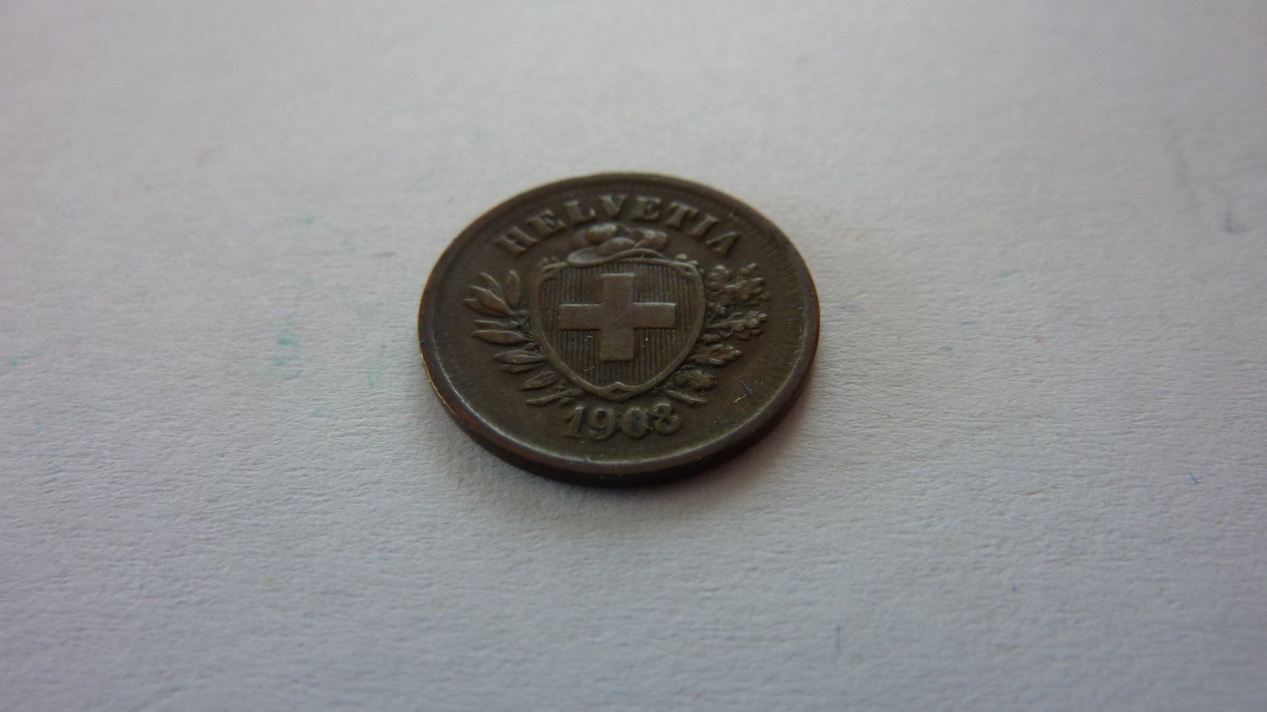 Tutti le monete: Uralter Einräppler 1908 ,  sehr schön – Usato da Birrwil venduto da Schnaepli 1