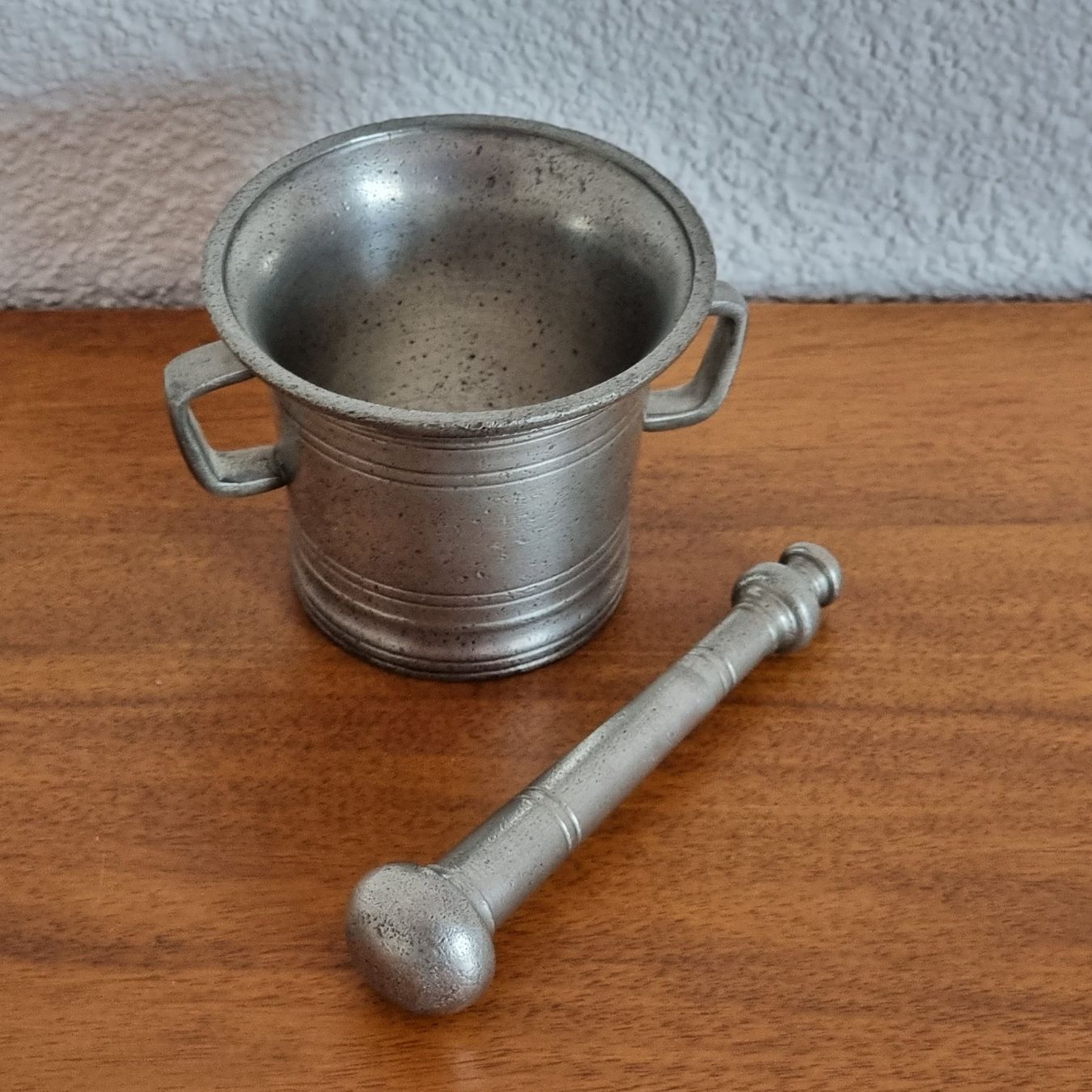 Altro per cucinare: kleiner Zinn-Mörser – Usato da Obergerlafingen venduto da dede-SO 3