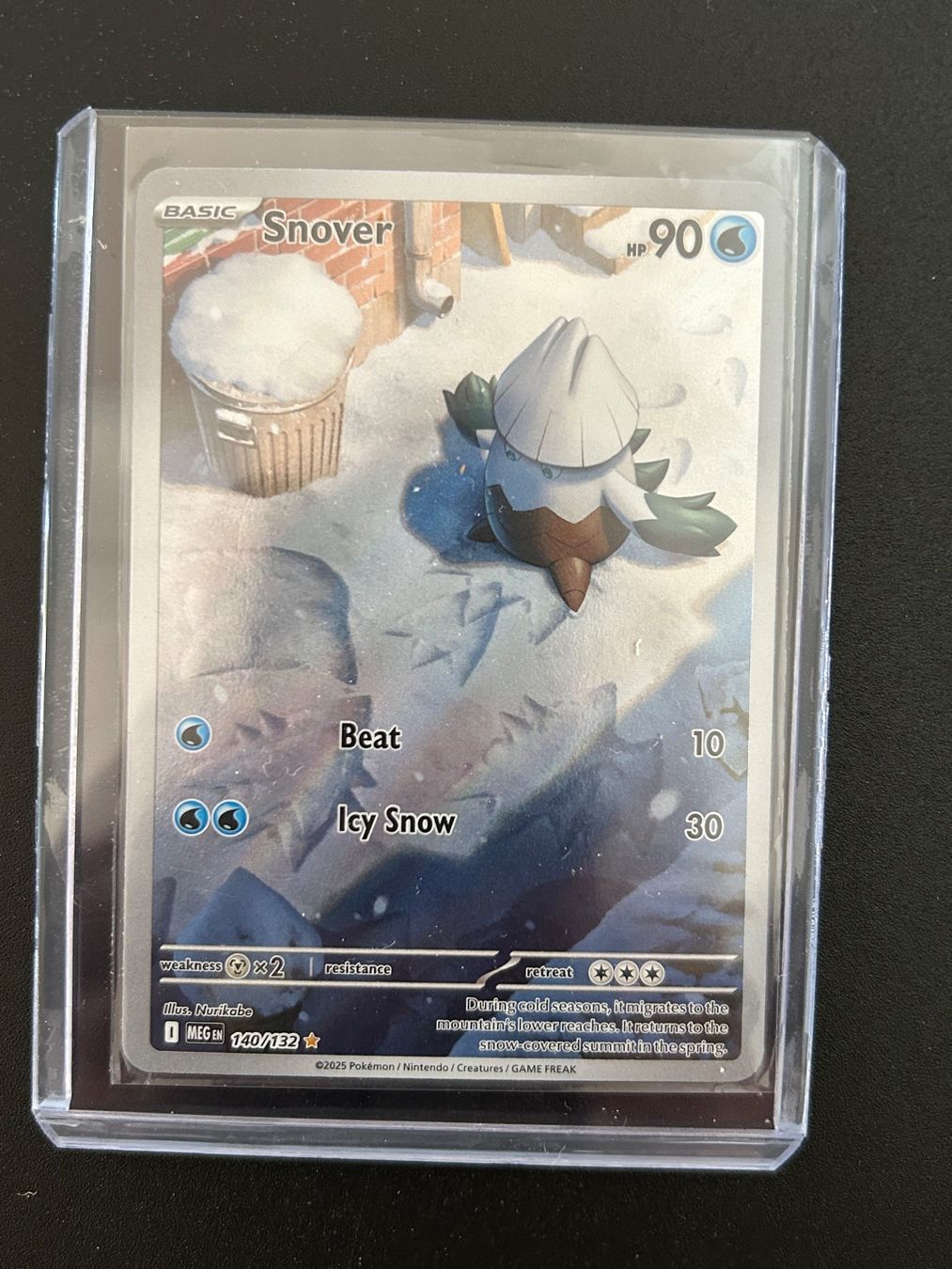 Pokémon Sammelbilder & Trading cards: Snover IR Mega Evolution (MEG140) EN NM – Neu (gemäss Beschreibung) aus Vevey von Meideprac