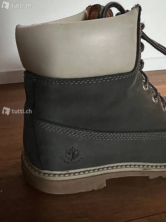 Damenschuhe: Stiefel "Boots" Lumberjack Leder blau Gr. 40 – Neu (gemäss Beschreibung) aus Oberrohrdorf von Augustus5 2