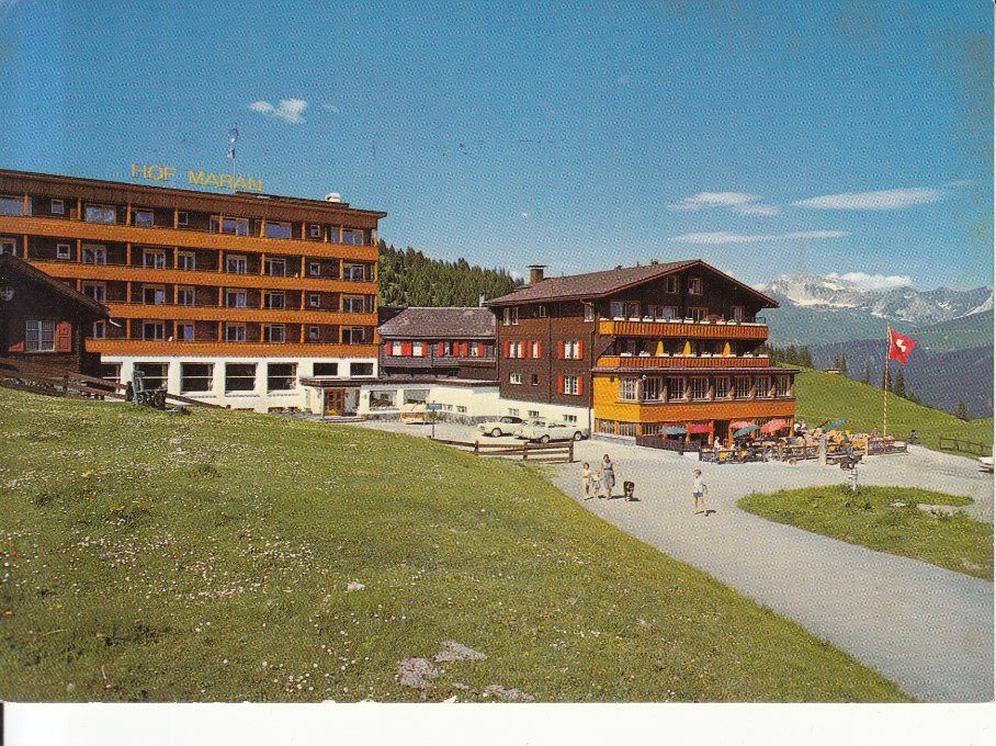 Cartoline postali: Arosa Hof Maran 1971 – Usato da Bürglen TG venduto da StampGraf