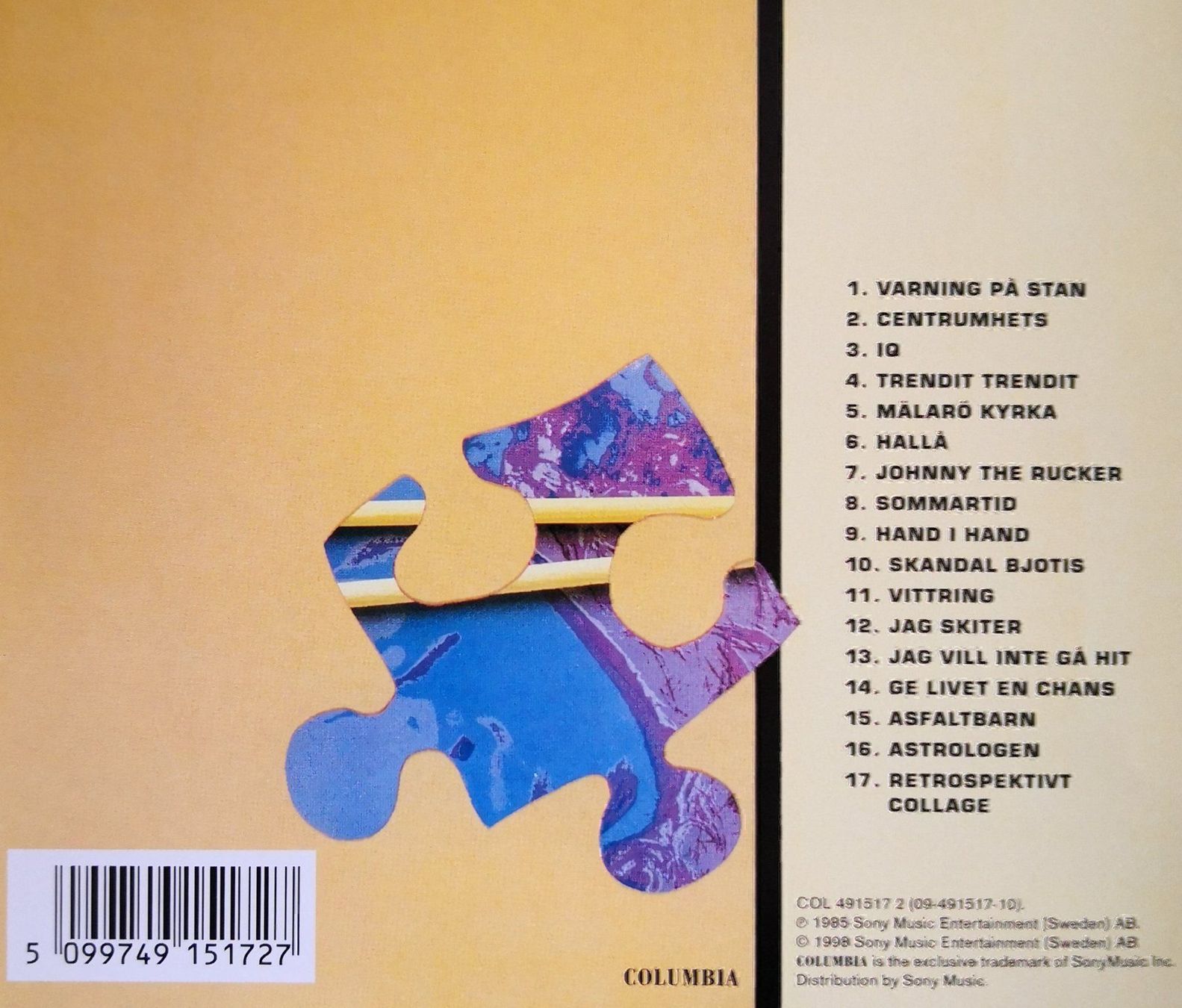CD: MAGNUS UGGLA - 1975-1985 - RETROSPEKTIVE – Usato da Greifensee venduto da scharmant 1