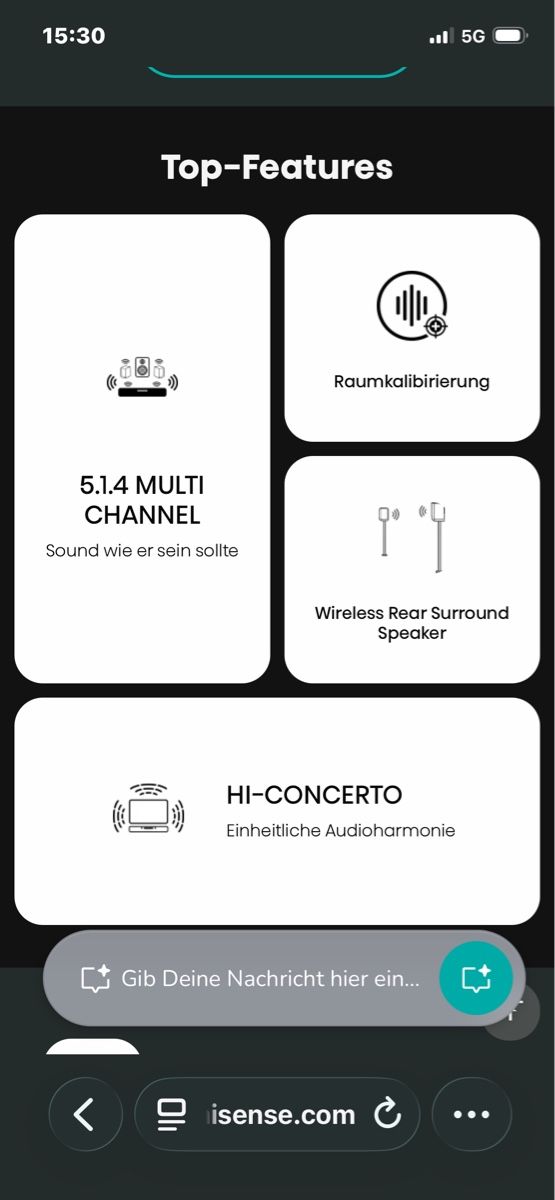 Hisense Heimkino: HISENSE PX3 PRO INKL. SOUNDSYSTEM – Neu (gemäss Beschreibung) aus MÄNNEDORF von ROXYBOY 4