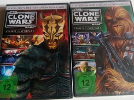 Star Wars - Clone Wars (Staffel 3 Volume 3 + 4) D/E/ES  OVP!