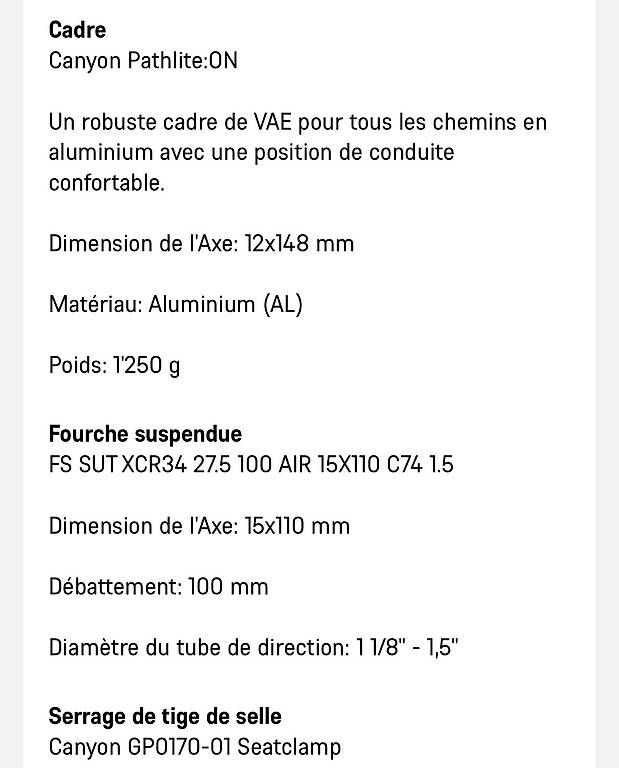 Biciclette: Canyon Pathlite L achat 10.09.2025 – Usato da Le Mont-sur-Lausanne venduto da swisssail 9